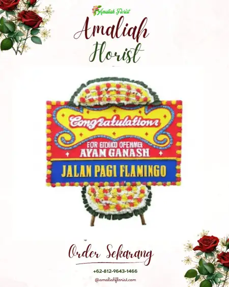 Sewa Papan Bunga Gedangan